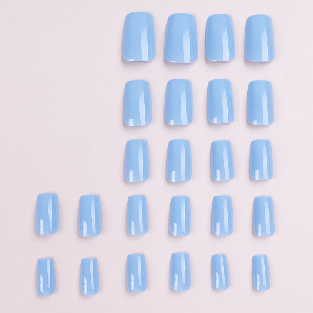 Glossy Press-On Nail Set with Durable Finish