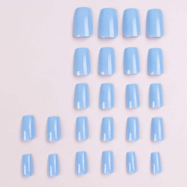 Glossy Press-On Nail Set with Durable Finish