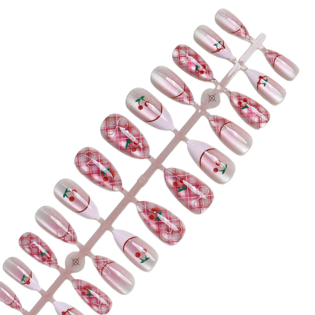 Cherry Blossom Inspired Press-On Nail Set Kalsten