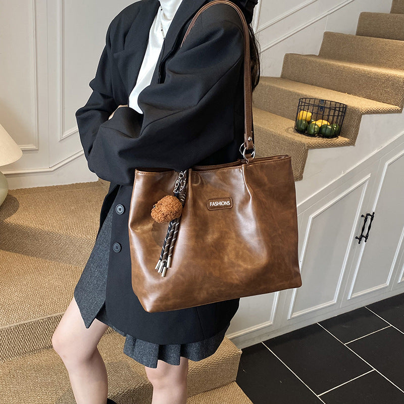 Chic Faux Leather Tote Bag Kalsten
