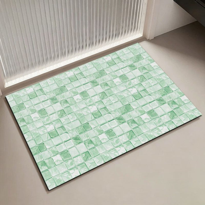 Mosaic Pattern Bath Mat Kalsten