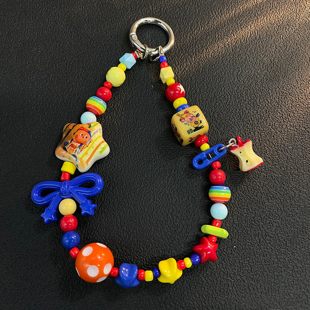 Playful Beaded Keychain Kalsten