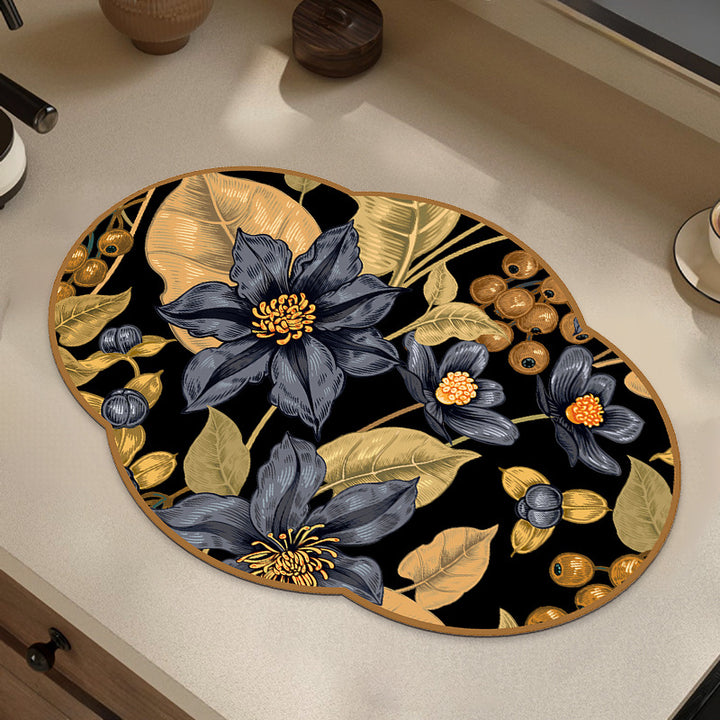 Artistic Floral Area Rug