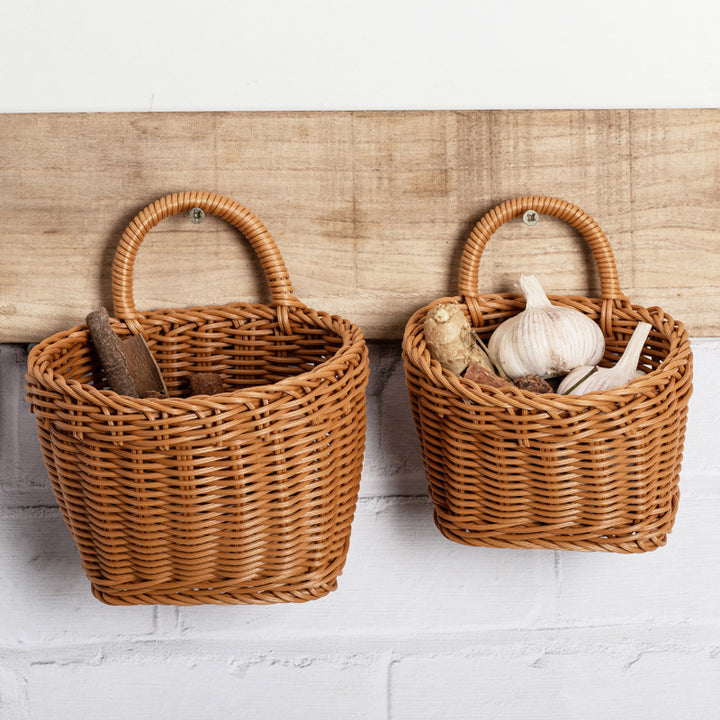 Handcrafted Wicker Utility Basket Kalsten