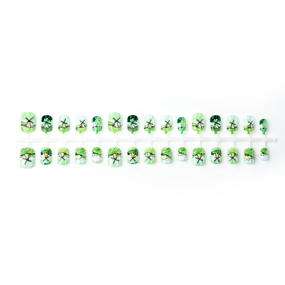 Scenic Landscape Press-On Nail Art Set