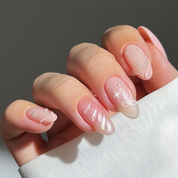 Elegant Artistic Press-On Nail Set Kalsten