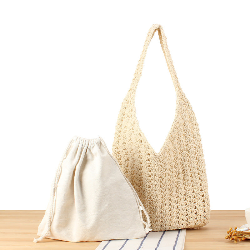 Macrame Tote Bag with Innovative Design Kalsten