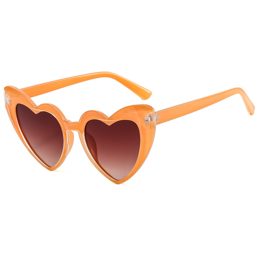 Women's fashionable heart sunglasses with UV protection Kalsten