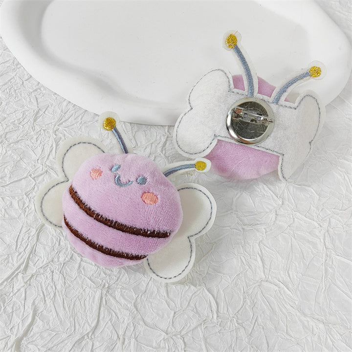 Cute Plush Bee Brooch Kalsten