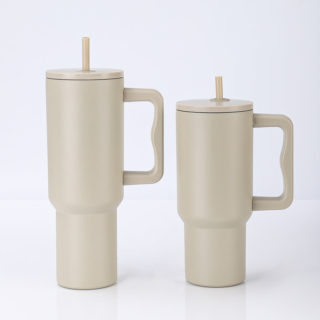 Women's High-Quality Insulated Mug with Integrated Straw Kalsten