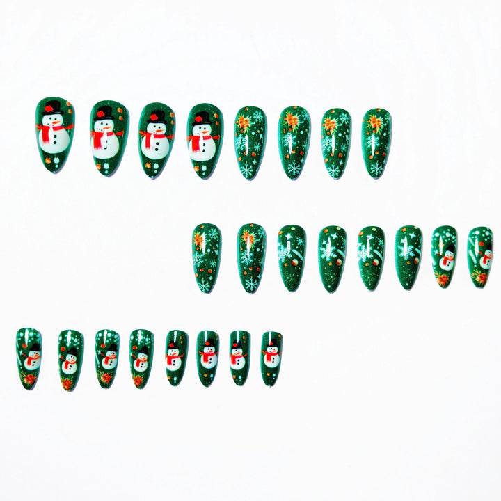 Festive Themed Snowman Nail Art Kalsten
