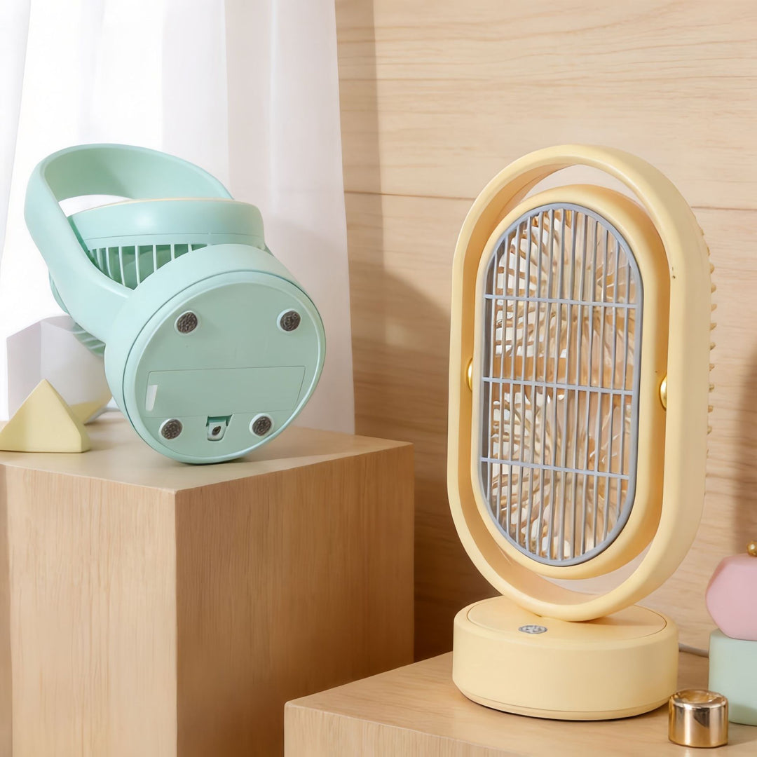 Women's portable fan with a rotatable design and quiet operating noise Kalsten