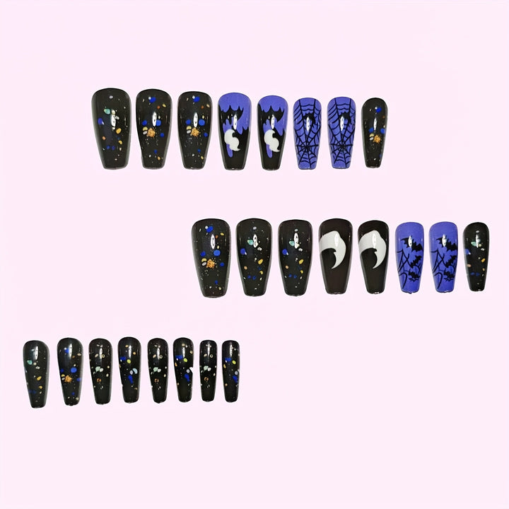 Halloween-Inspired Thematic Nail Art Set