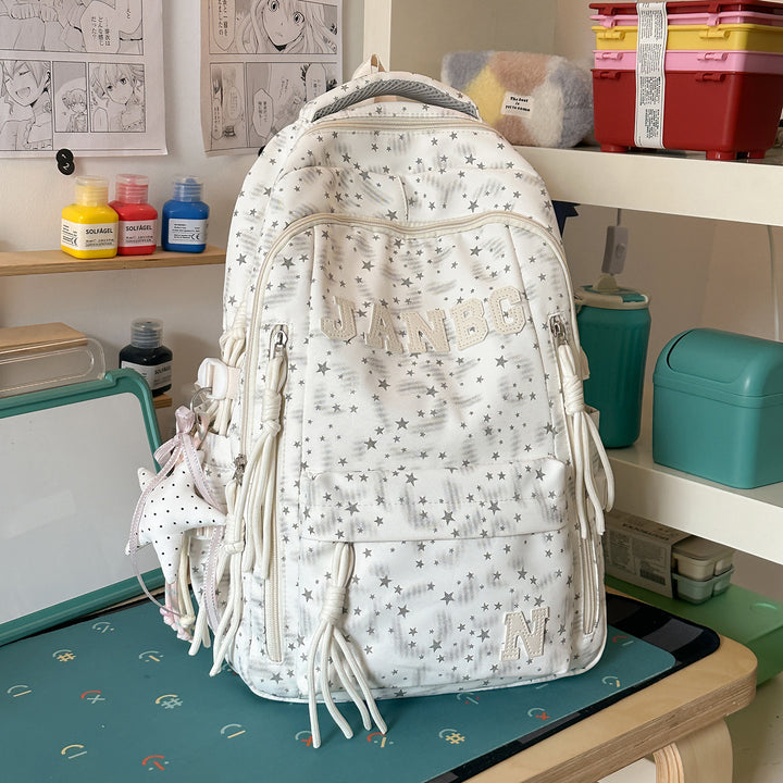 Stylish Star Patterned Backpack Kalsten