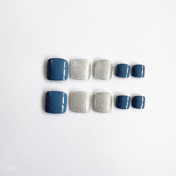 Luxurious Spa-Style Press-On Toenail Set