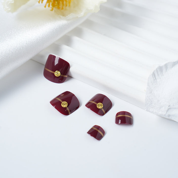 Elegant Press-On Nail Set Kalsten