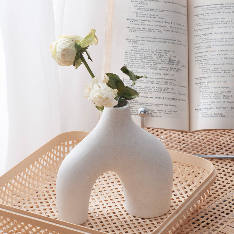 Abstract Sculptural Ceramic Vase