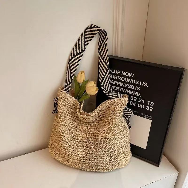 Handbag with Striped Straps Kalsten