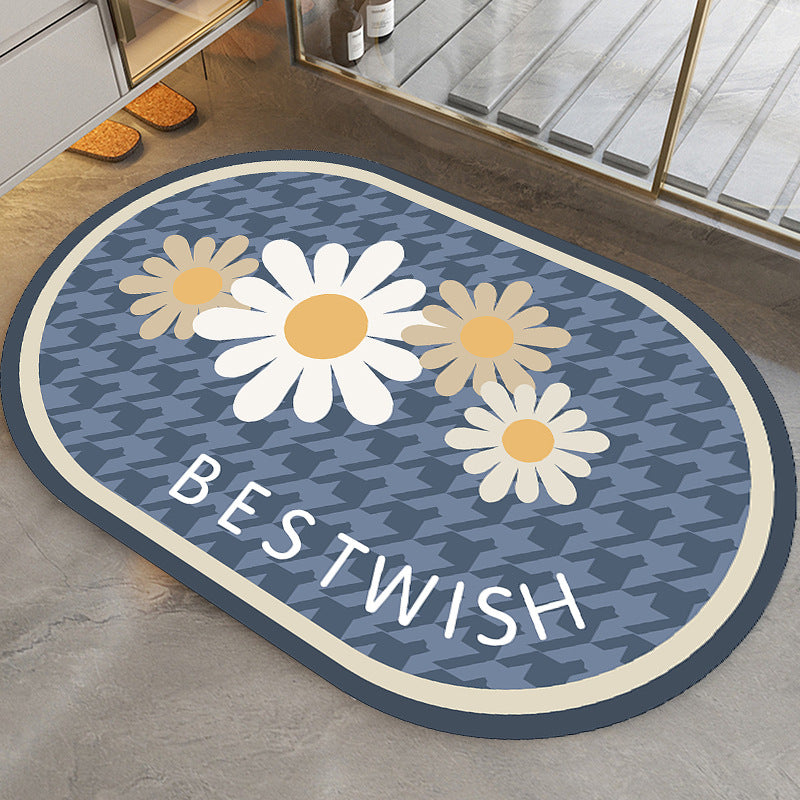Cute Cartoon-Themed Bathroom Mat
