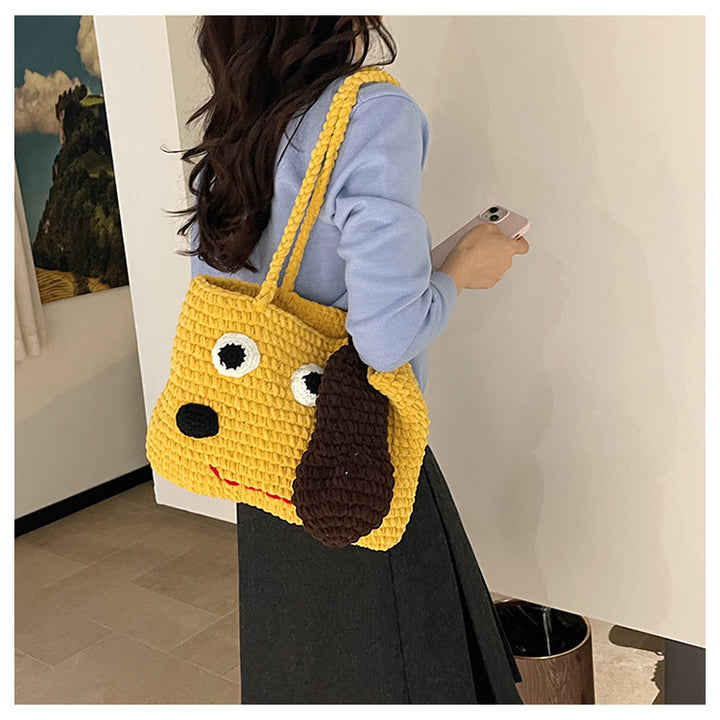 Fun Character Crochet Crossbody Bag