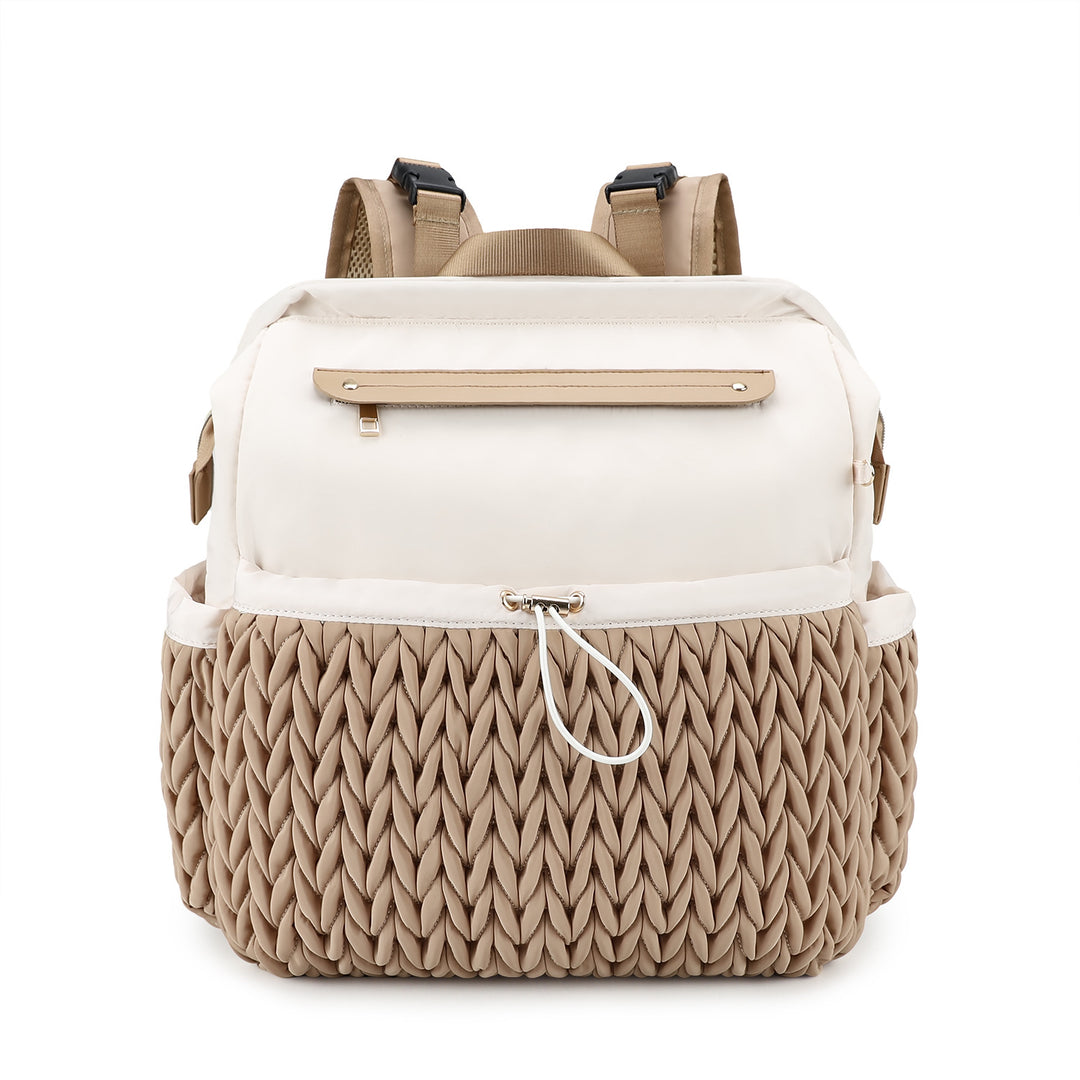 Fashionable backpack with braided design Kalsten