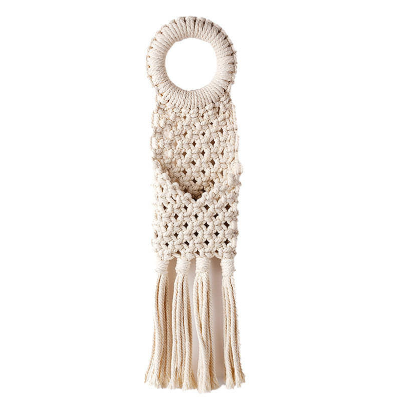 Macramé Wall Pocket Organizer Kalsten