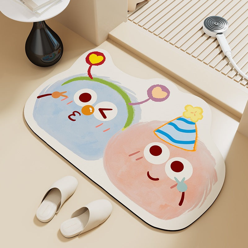 Decorative Bathroom Mat Kalsten