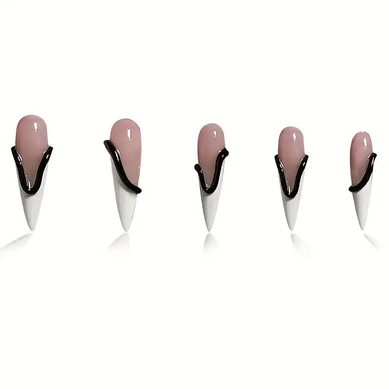 Elegant Stiletto Nail Enhancements Kalsten