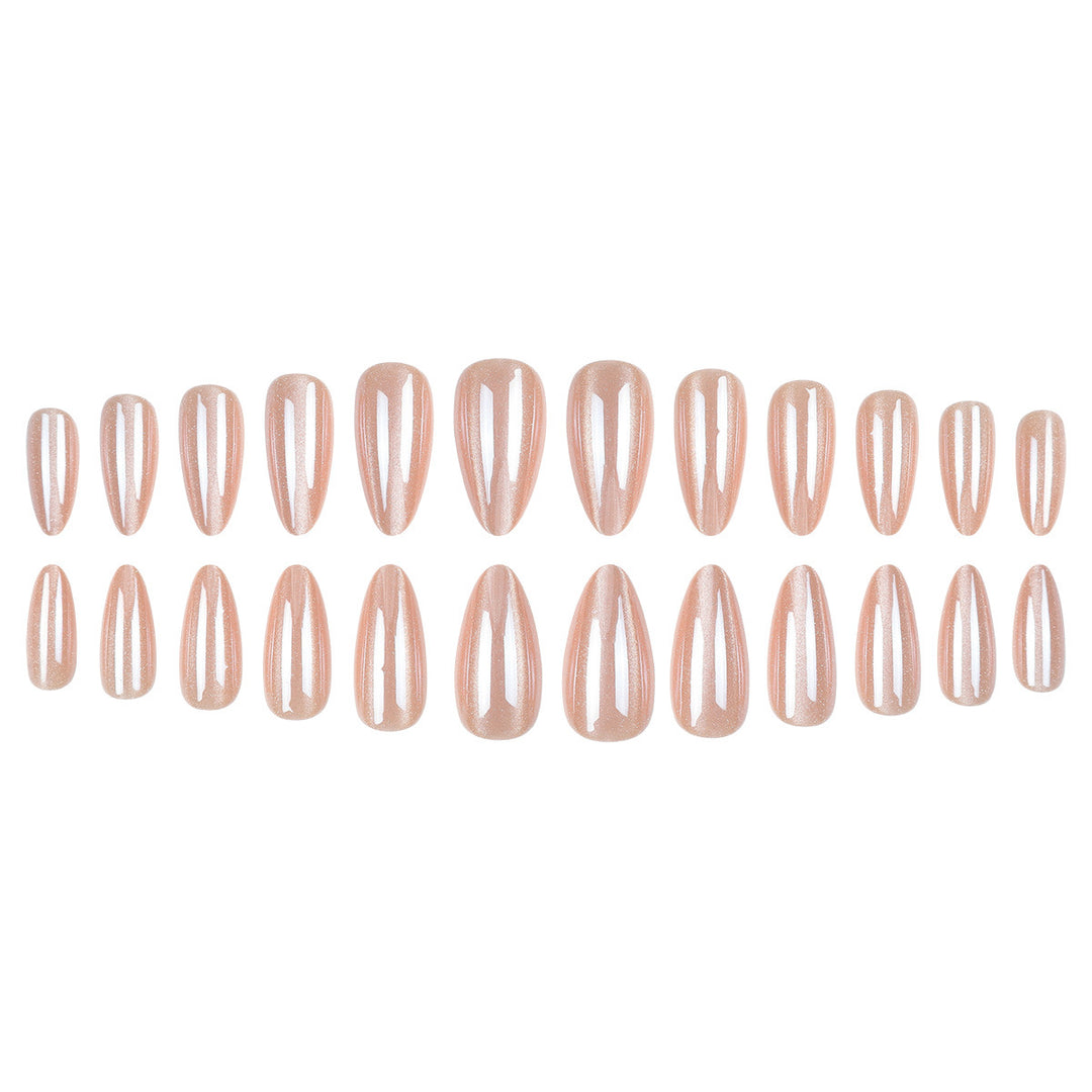 Glossy Stiletto Press-On Nails with Sparkling Finish Kalsten