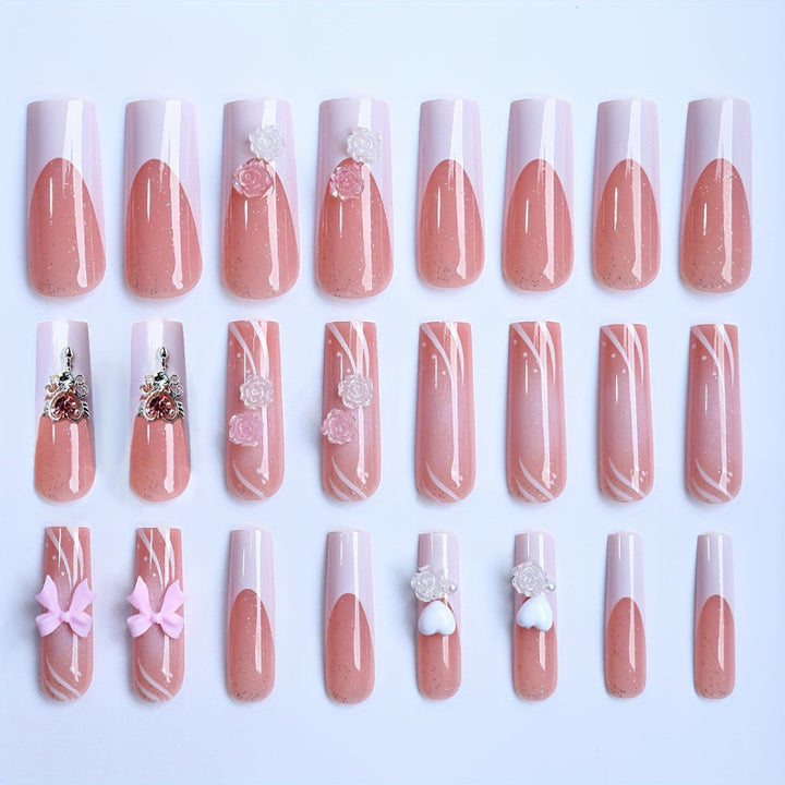 Decorative Luxury Press-On Nail Set Kalsten