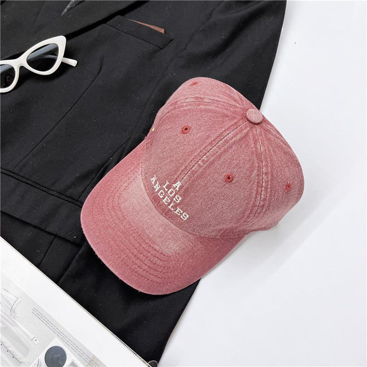 Women's Distressed Vintage Los Angeles Baseball Cap Kalsten