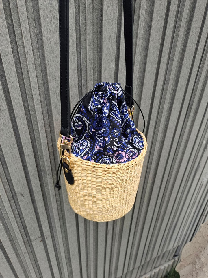 Bohemian Chic Woven Basket Bag Kalsten