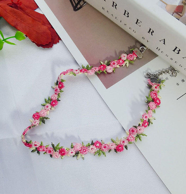 Floral Choker Necklace Kalsten