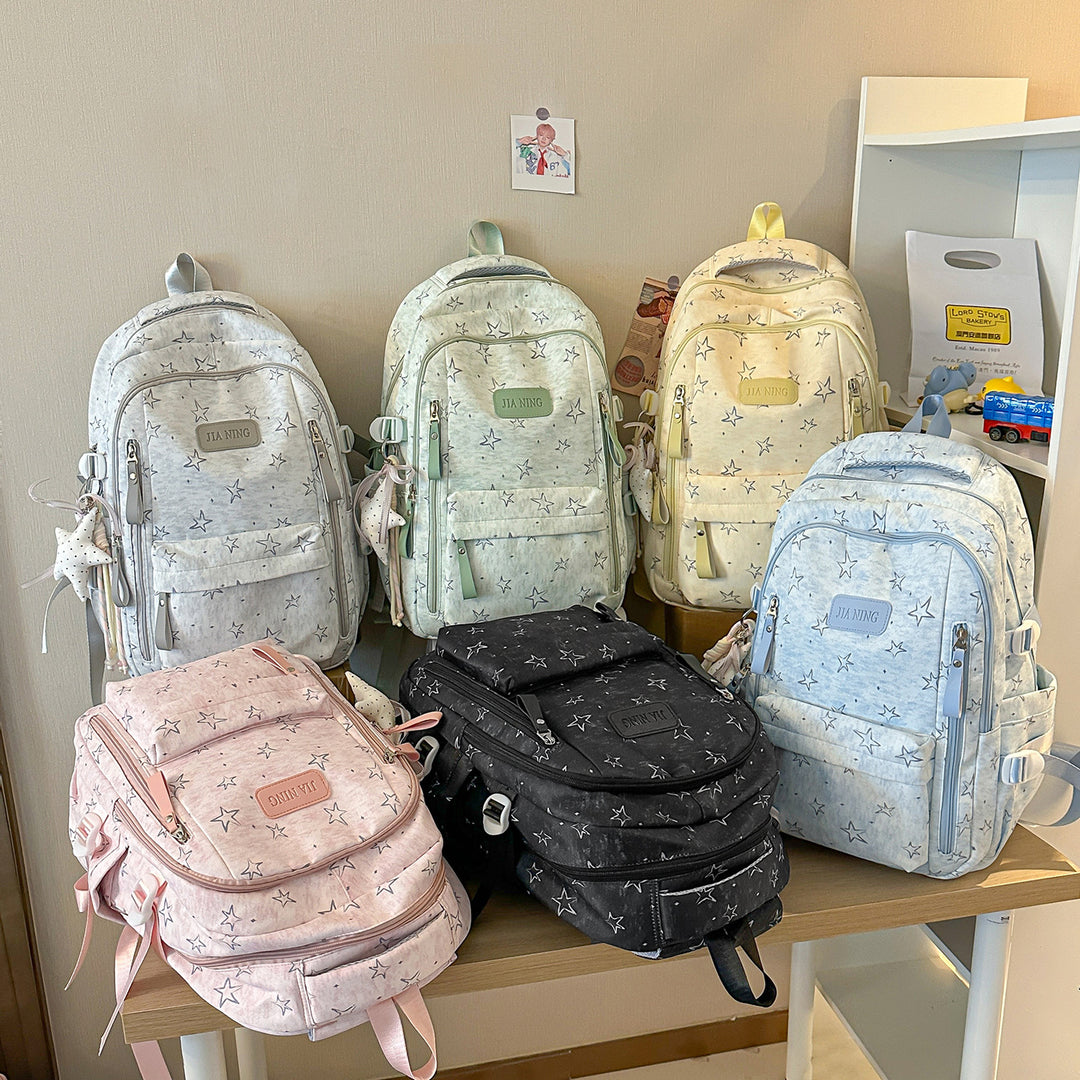 Stylish Star-Emblazoned Everyday Backpack Kalsten