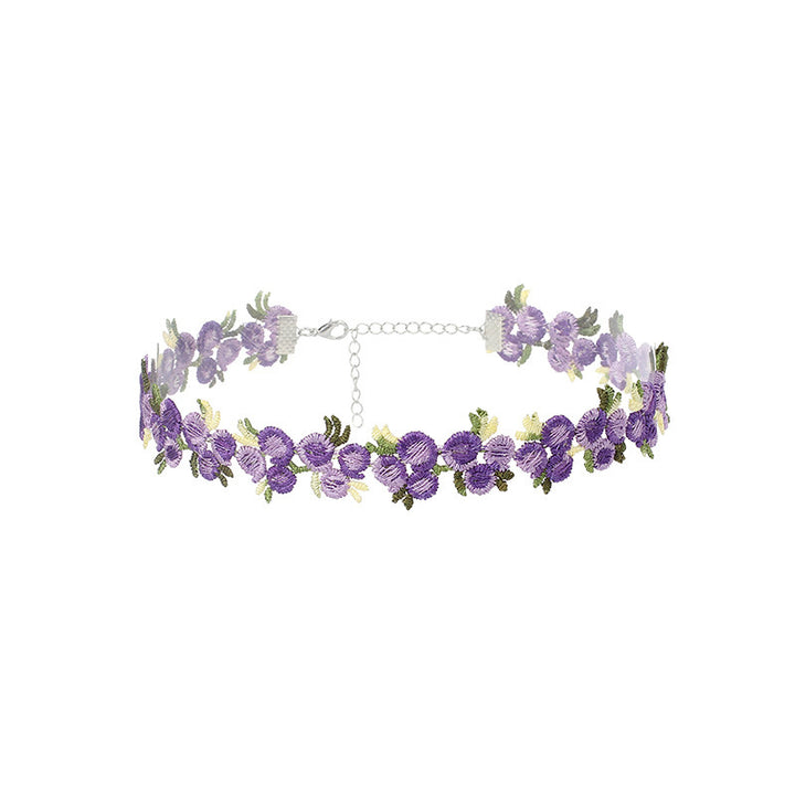 Floral Choker Necklace Kalsten