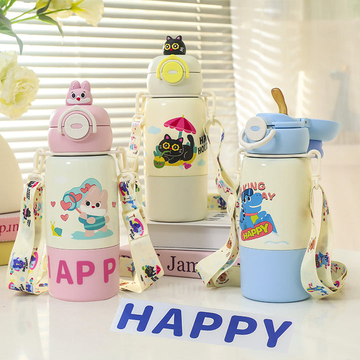 Creative water bottle with funny cat design Kalsten