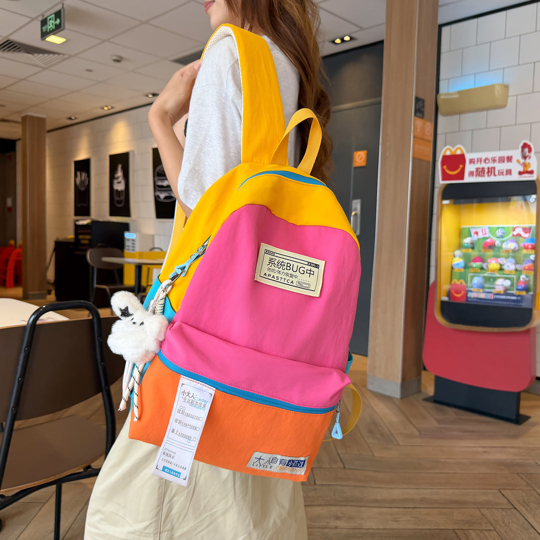 Colorful Multi-Compartment Backpack Kalsten