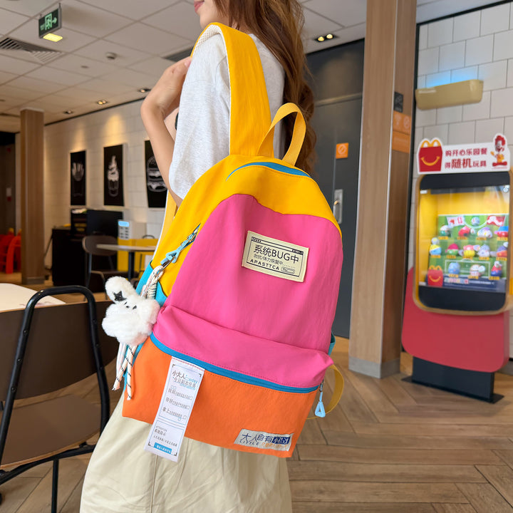Colorful Multi-Compartment Backpack Kalsten