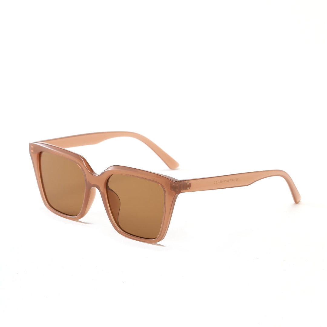 Women's geometric sunglasses with protective UV filter and stylish tortoiseshell design Kalsten