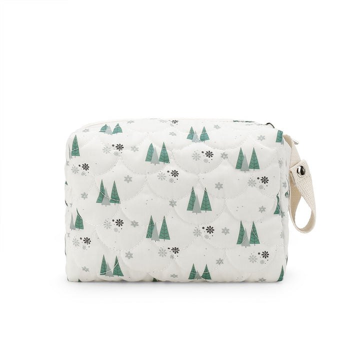 Stylish cosmetic bag with trendy plant motifs Kalsten