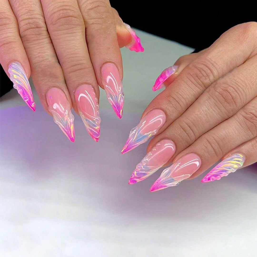 Artistic Stiletto Nail Extensions Kalsten