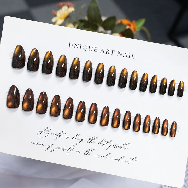 Premium Glossy Press-On Nail Set
