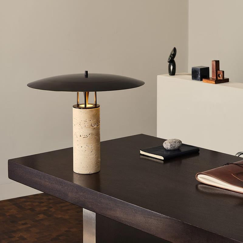 Modern Minimalist Table Lamp with Geometric Base