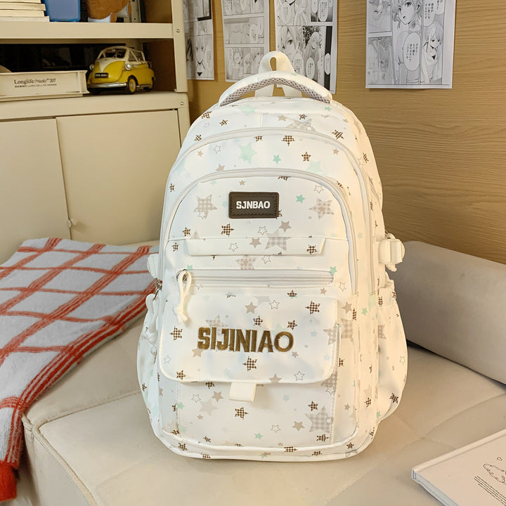 Cute Star-Embellished Everyday Backpack Kalsten