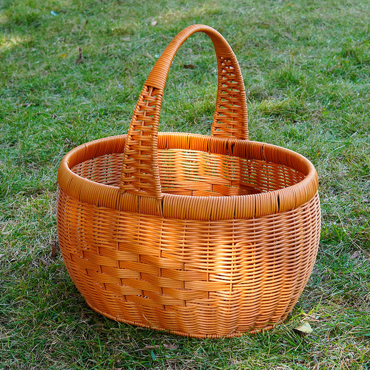 Handwoven Wicker Utility Basket Kalsten
