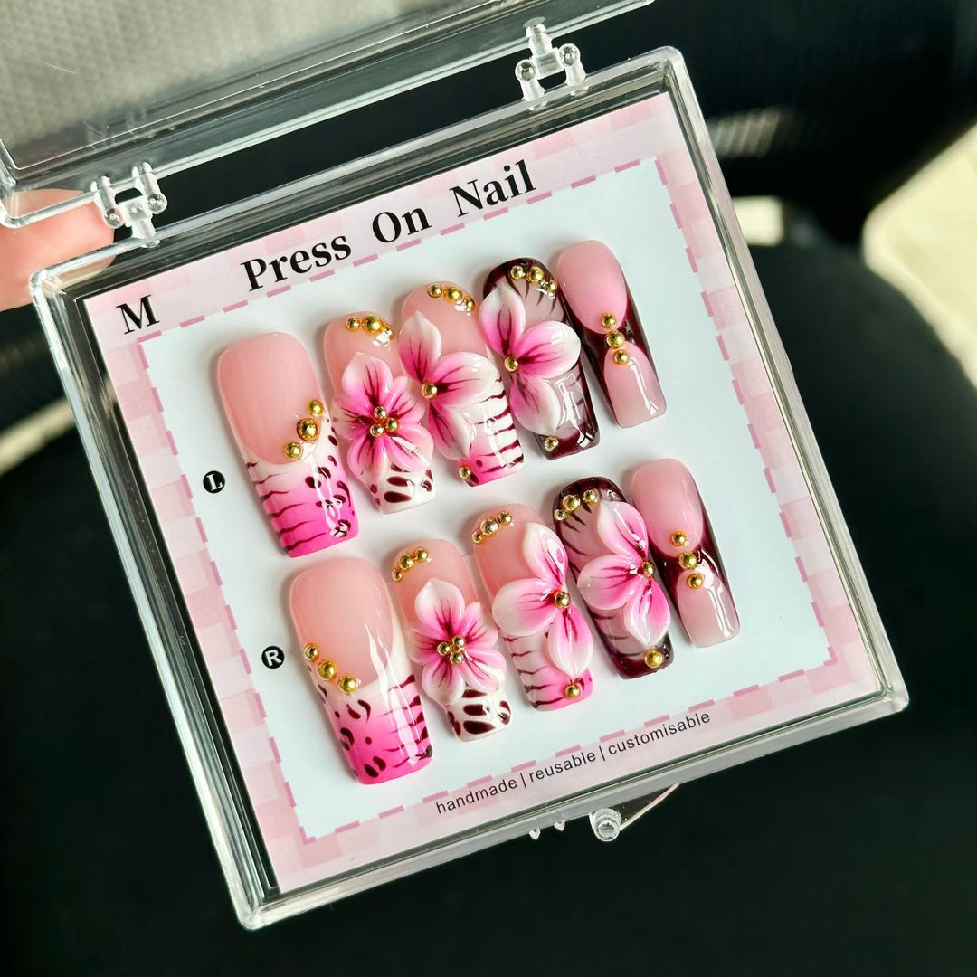 Artistic Reusable Press-On Nail Set