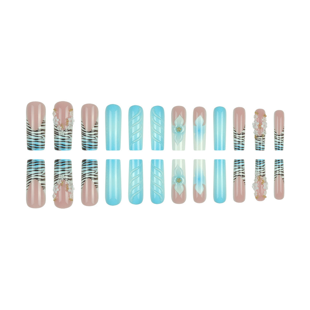 Decorative Floral 3D Nail Extensions Kalsten