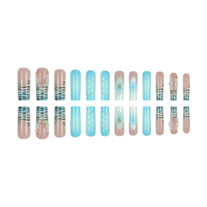 Decorative Floral 3D Nail Extensions Kalsten