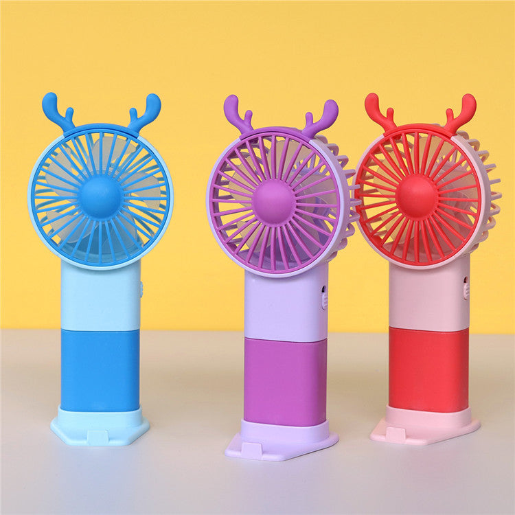 Unisex Portable Hand Fan in Playful Cat Design Kalsten