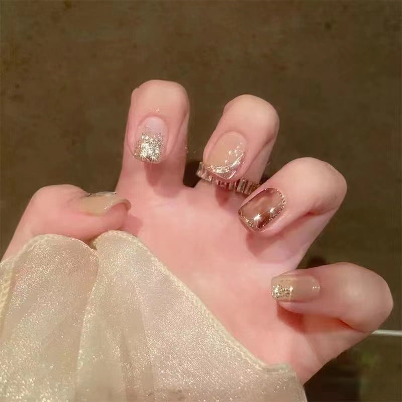 Glamorous Glittery Press-On Nail Set